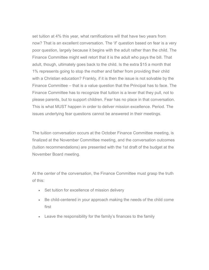Tuition Discussions For The Finance Committee   CSM Nov 2020